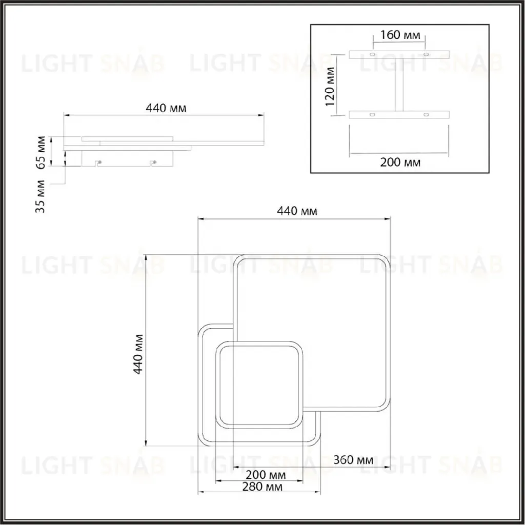 Потолочный светильник Sonex Pine 7737/60L 7737/60L