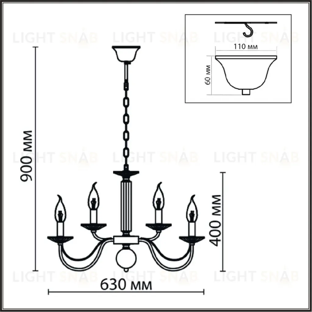Подвесная люстра Lumion Incanto 8033/10 8033/10