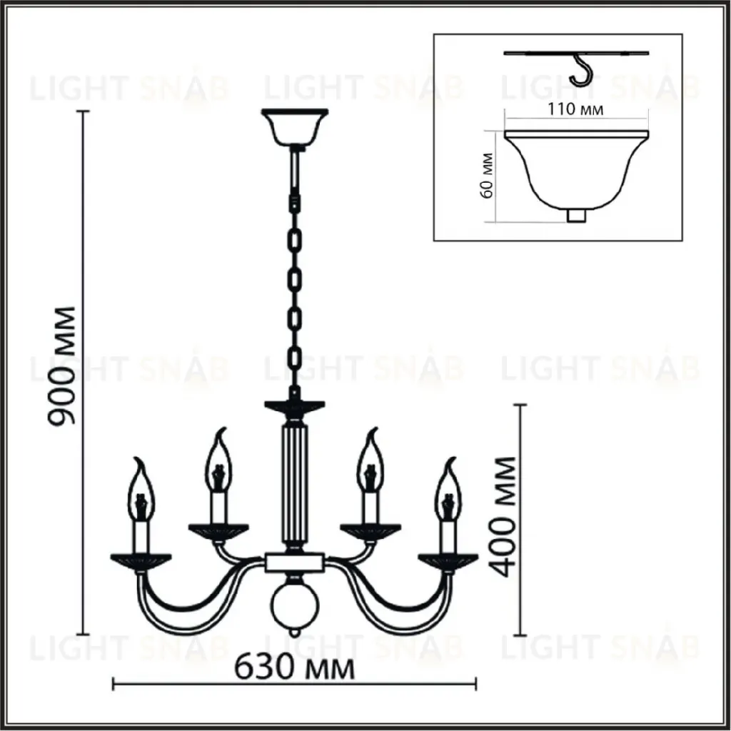 Подвесная люстра Lumion Incanto 8034/10 8034/10