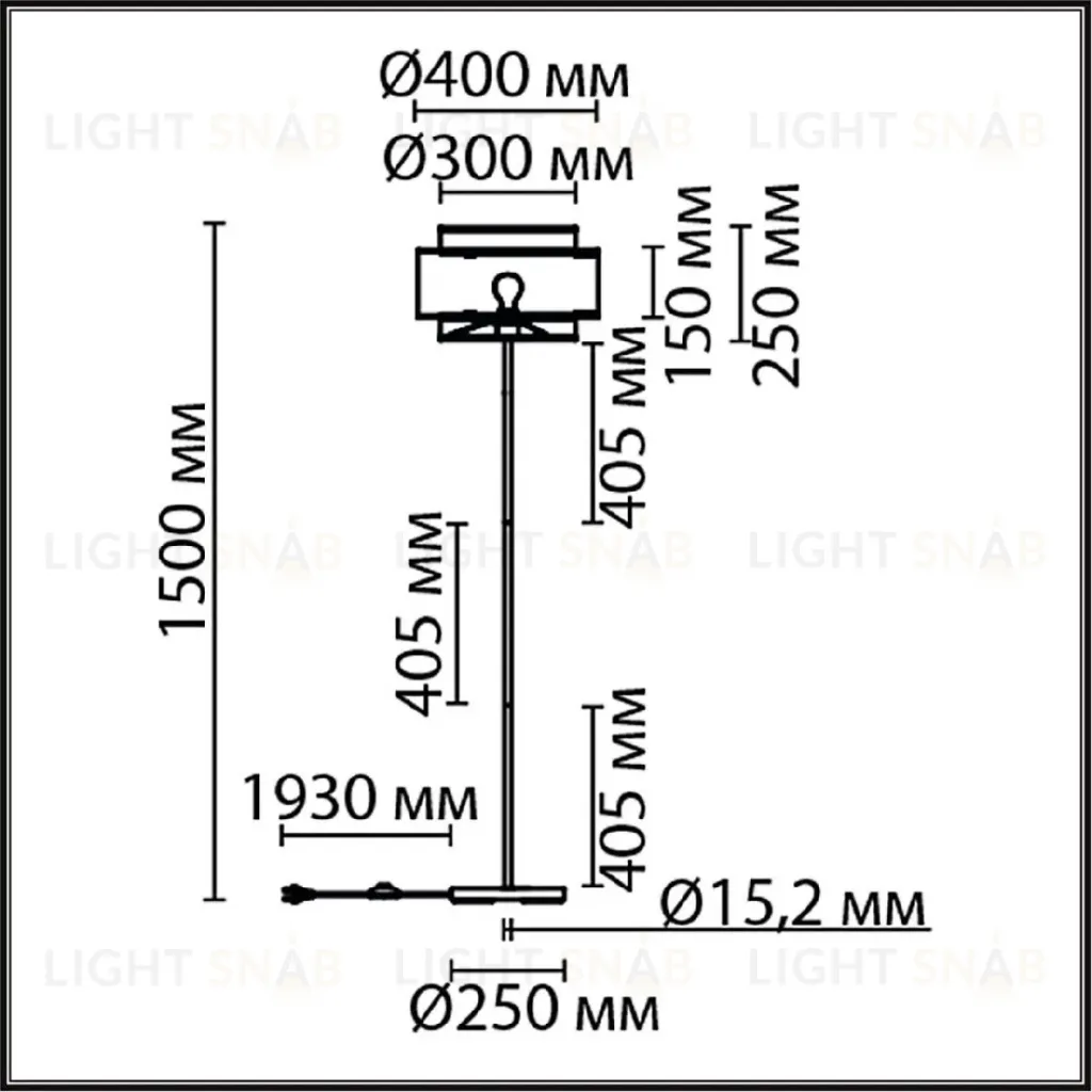 Торшер Lumion Launa 8043/1F 8043/1F