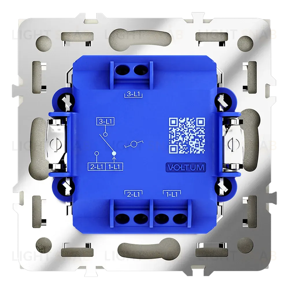 Проходной переключатель одноклавишный Voltum S70 VLS010304 (шелк) VLS010304