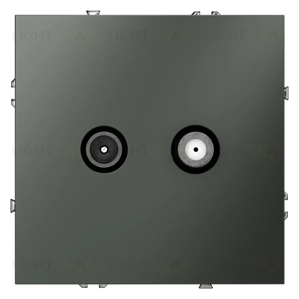 Розетка телевизионная Voltum S70 VLS060406 (титан) VLS060406