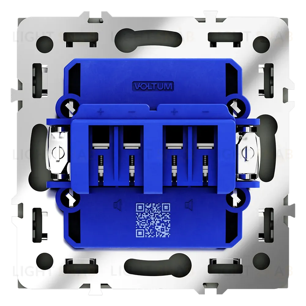 Розетка акустическая Voltum S70 VLS060308 (черный матовый) VLS060308