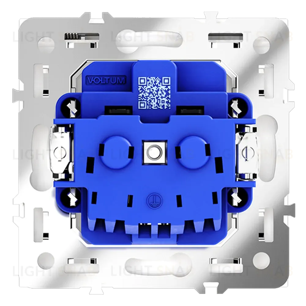 Розетка с защитными шторками и крышкой Voltum S70 VLS040303 (кашемир) VLS040303