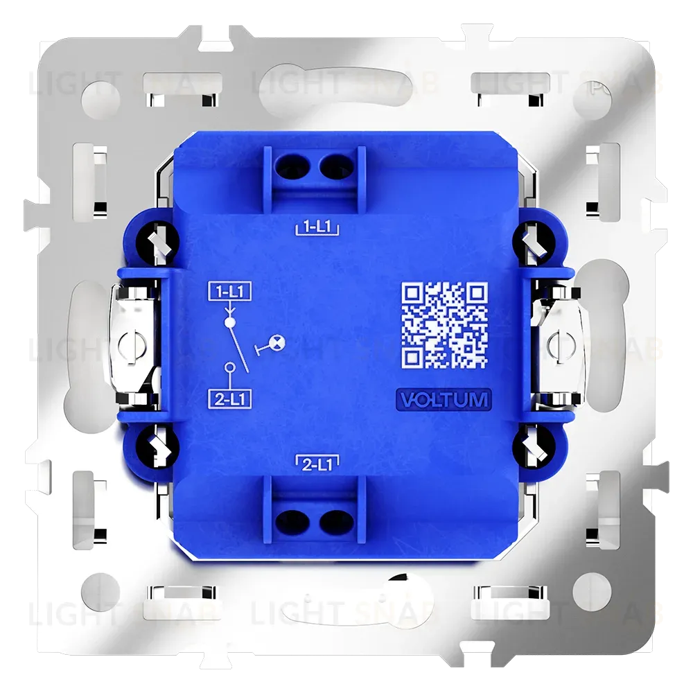 Выключатель одноклавишный с подсветкой Voltum S70 VLS010203 (кашемир) VLS010203