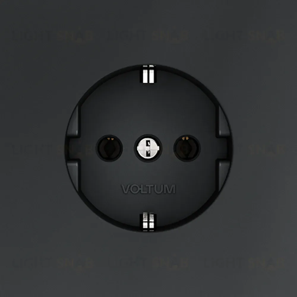 Розетка Voltum S70 VLS040107 (графит) VLS040107