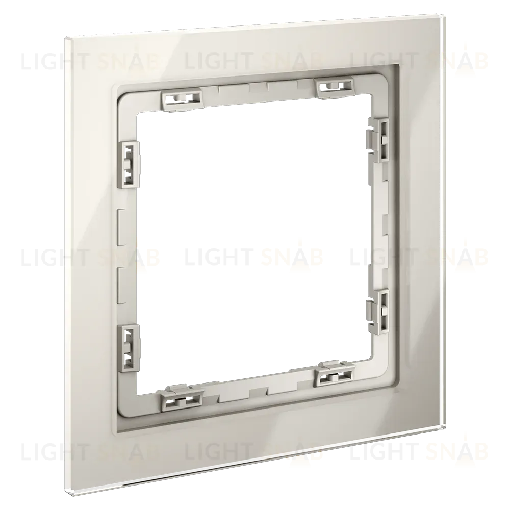 Рамка на 1 пост Voltum S70 VLS110103 (кашемир, стекло) VLS110103