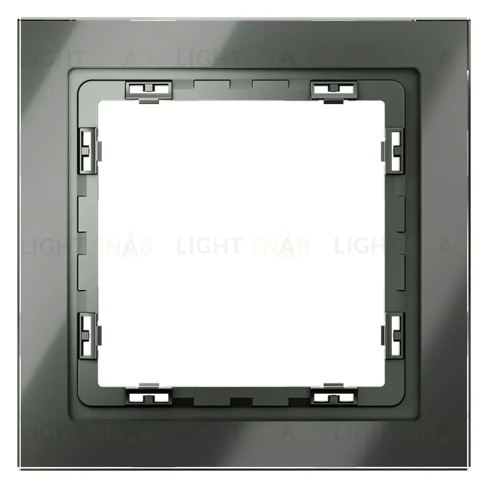 Рамка на 1 пост Voltum S70 VLS110106 (титан, стекло) VLS110106