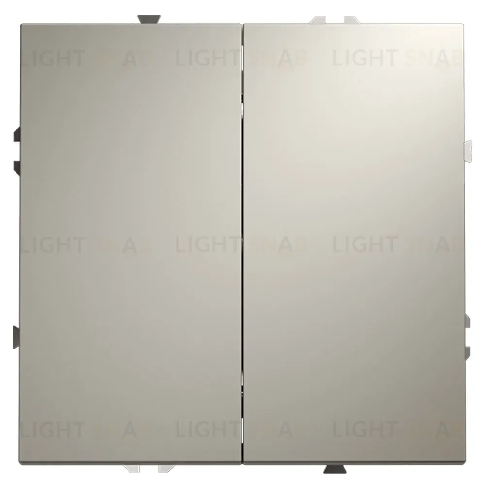 Проходной переключатель двухклавишный Voltum S70 VLS020303 (кашемир) VLS020303