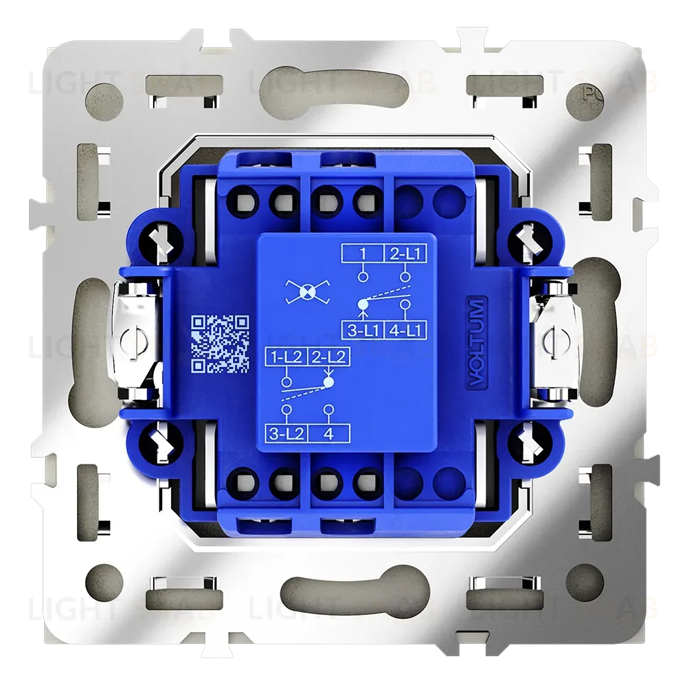 Перекрестный переключатель одноклавишный Voltum S70 VLS010504 (шелк) VLS010504