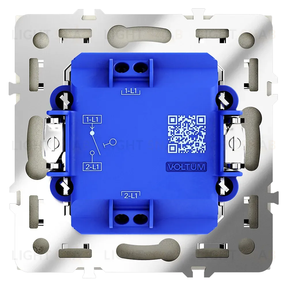 Выключатель одноклавишный Voltum S70 VLS010104 (шелк) VLS010104
