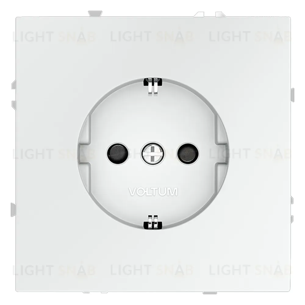 Розетка со шторками Voltum S70 VLS040202 (белый матовый) VLS040202