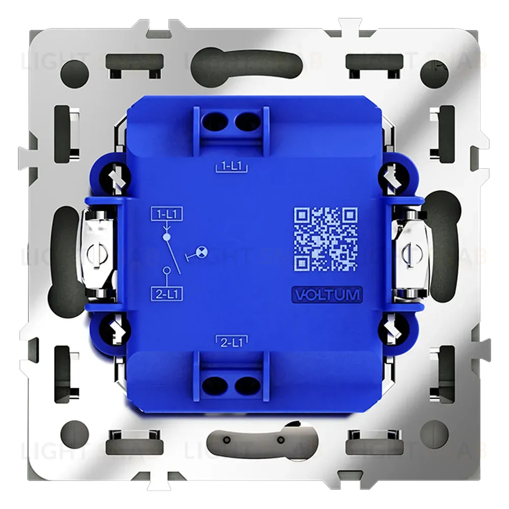 Выключатель одноклавишный с подсветкой Voltum S70 VLS010207 (графит) VLS010207