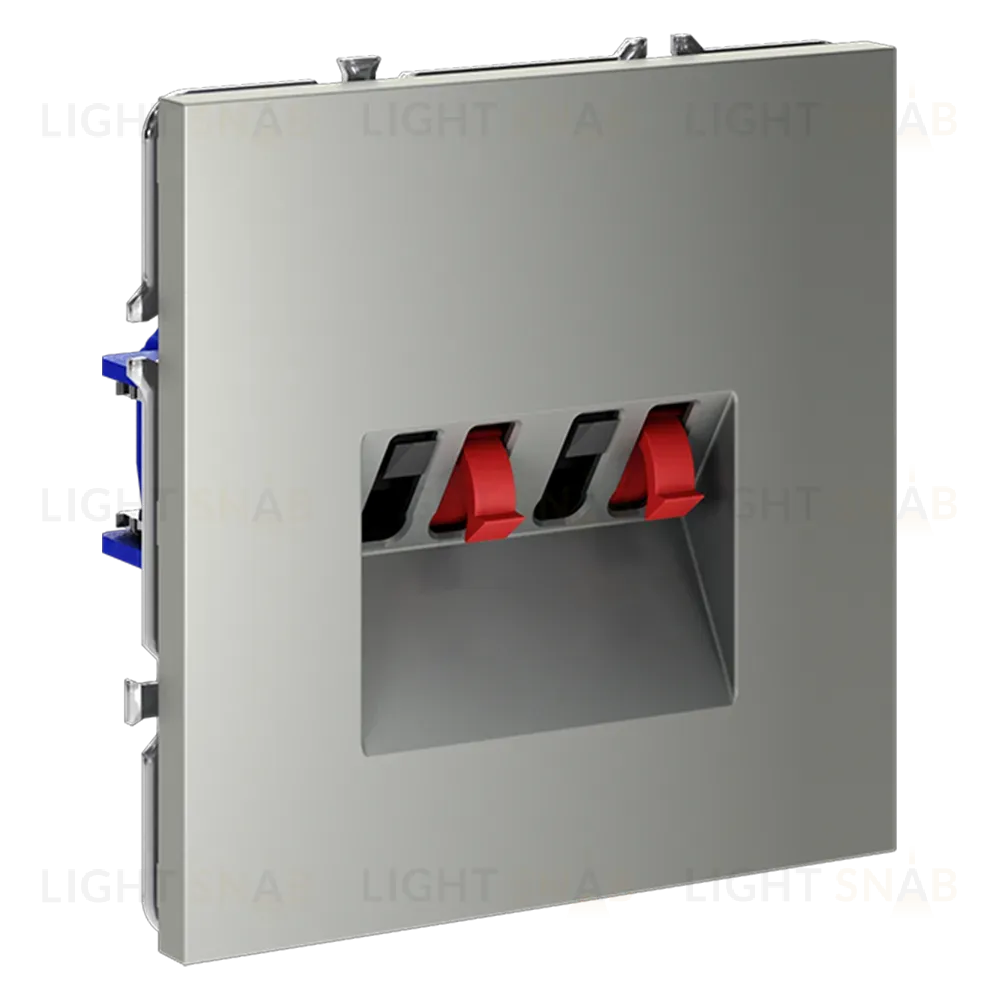 Розетка акустическая Voltum S70 VLS060305 (сталь) VLS060305