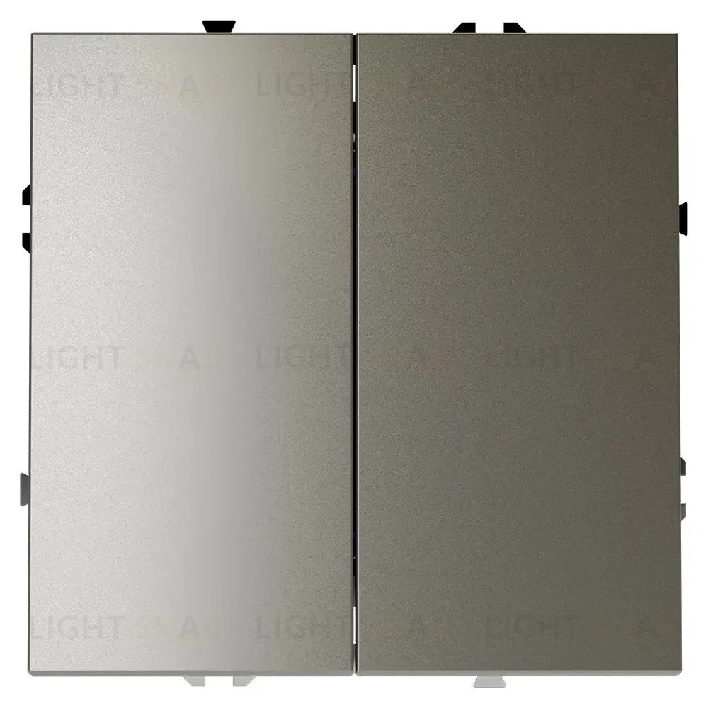 Проходной переключатель двухклавишный Voltum S70 VLS020304 (шелк) VLS020304