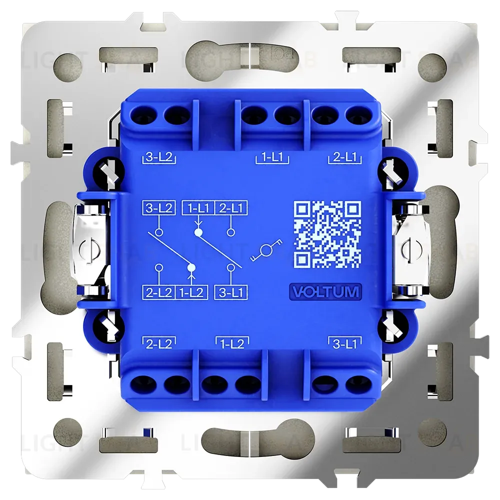 Проходной переключатель двухклавишный Voltum S70 VLS020304 (шелк) VLS020304