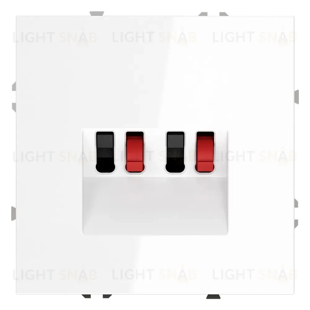 Розетка акустическая Voltum S70 VLS060301 (белый глянцевый) VLS060301