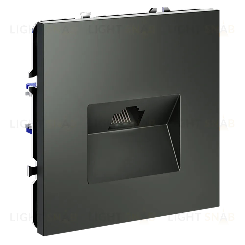 Розетка компьютерная Voltum S70 VLS060106 (титан) VLS060106