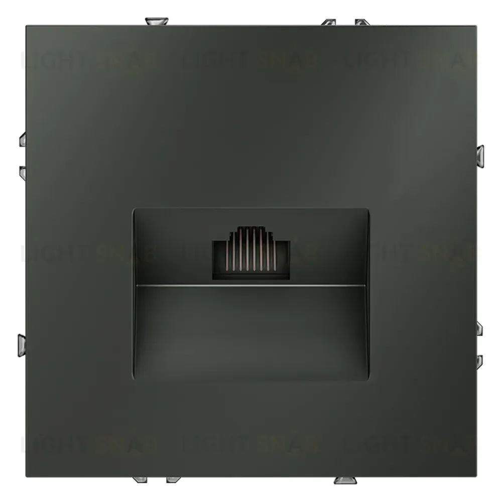Розетка компьютерная Voltum S70 VLS060106 (титан) VLS060106