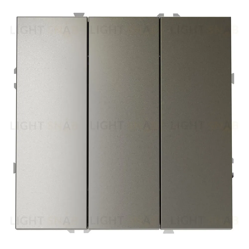 Выключатель трехклавишный Voltum S70 VLS030104 (шелк) VLS030104