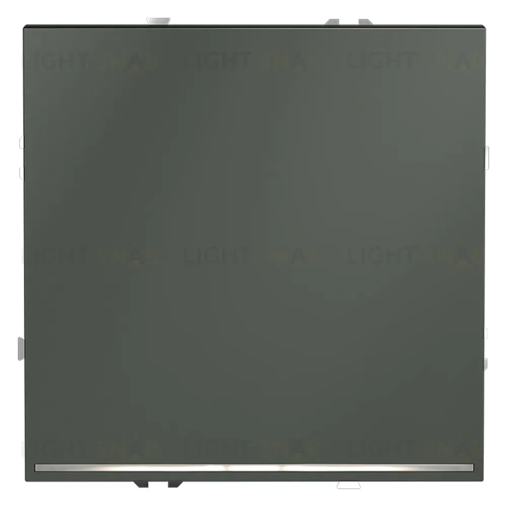Выключатель одноклавишный с подсветкой Voltum S70 VLS010206 (титан) VLS010206