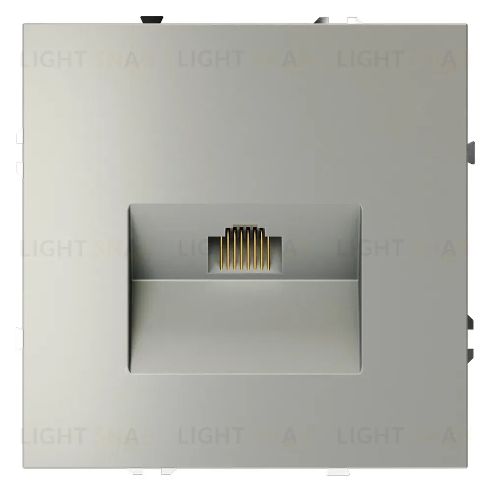 Розетка компьютерная Voltum S70 VLS060105 (сталь) VLS060105
