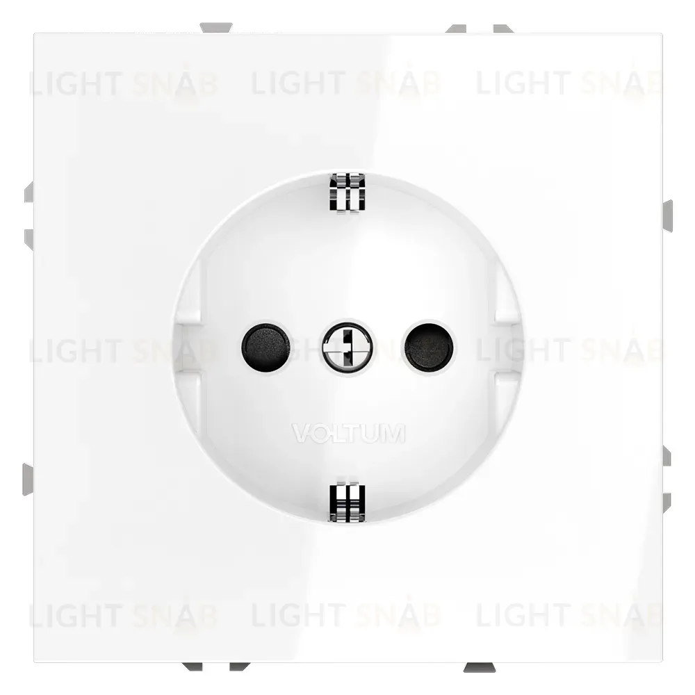 Розетка со шторками Voltum S70 VLS040201 (белый глянцевый) VLS040201