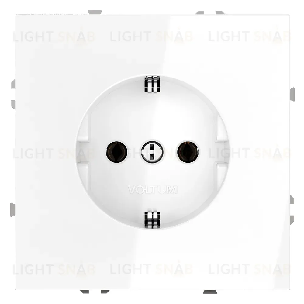 Розетка Voltum S70 VLS040101 (белый глянцевый) VLS040101