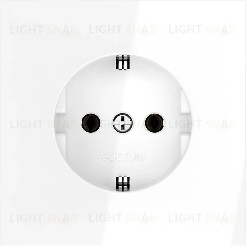 Розетка Voltum S70 VLS040101 (белый глянцевый) VLS040101