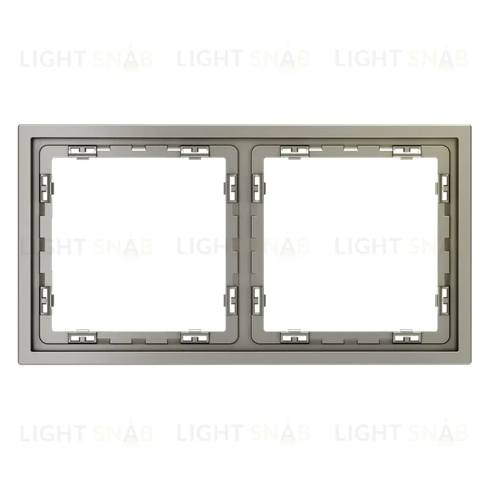 Рамка на 2 поста Voltum S70 VLS100204 (шелк) VLS100204