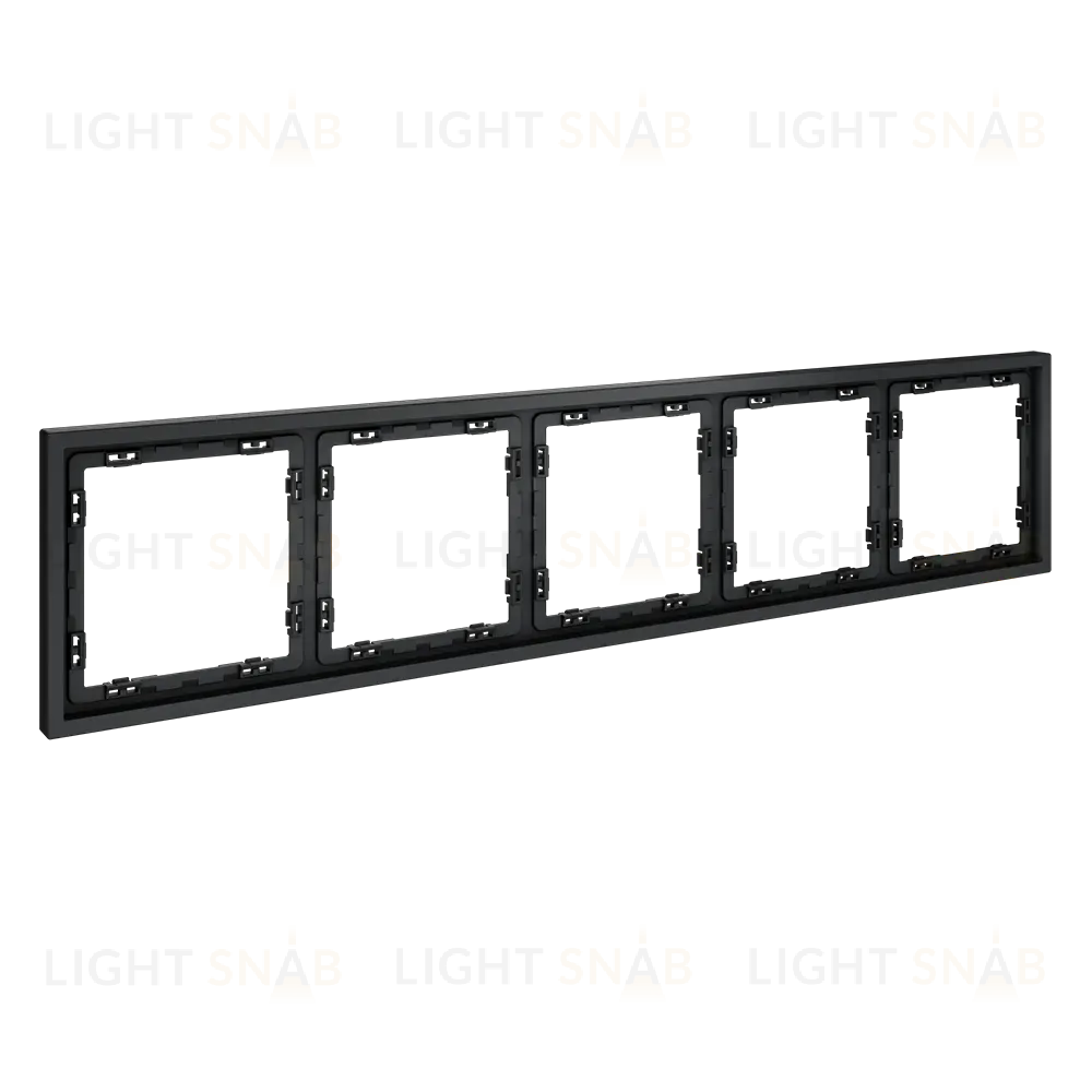 Рамка на 5 постов Voltum S70 VLS100507 (графит) VLS100507