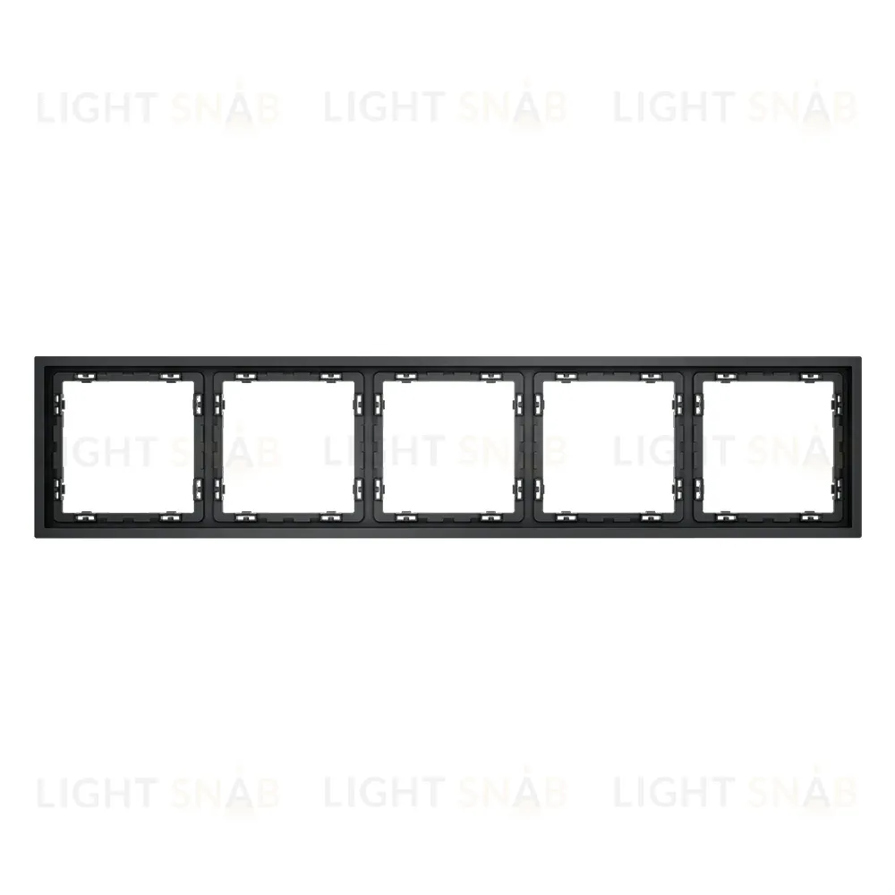 Рамка на 5 постов Voltum S70 VLS100507 (графит) VLS100507