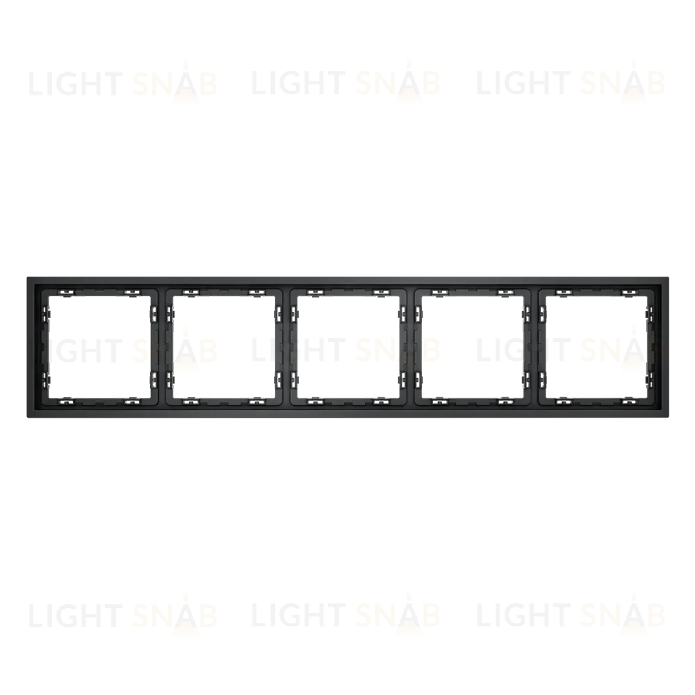 Рамка на 5 постов Voltum S70 VLS100507 (графит) VLS100507