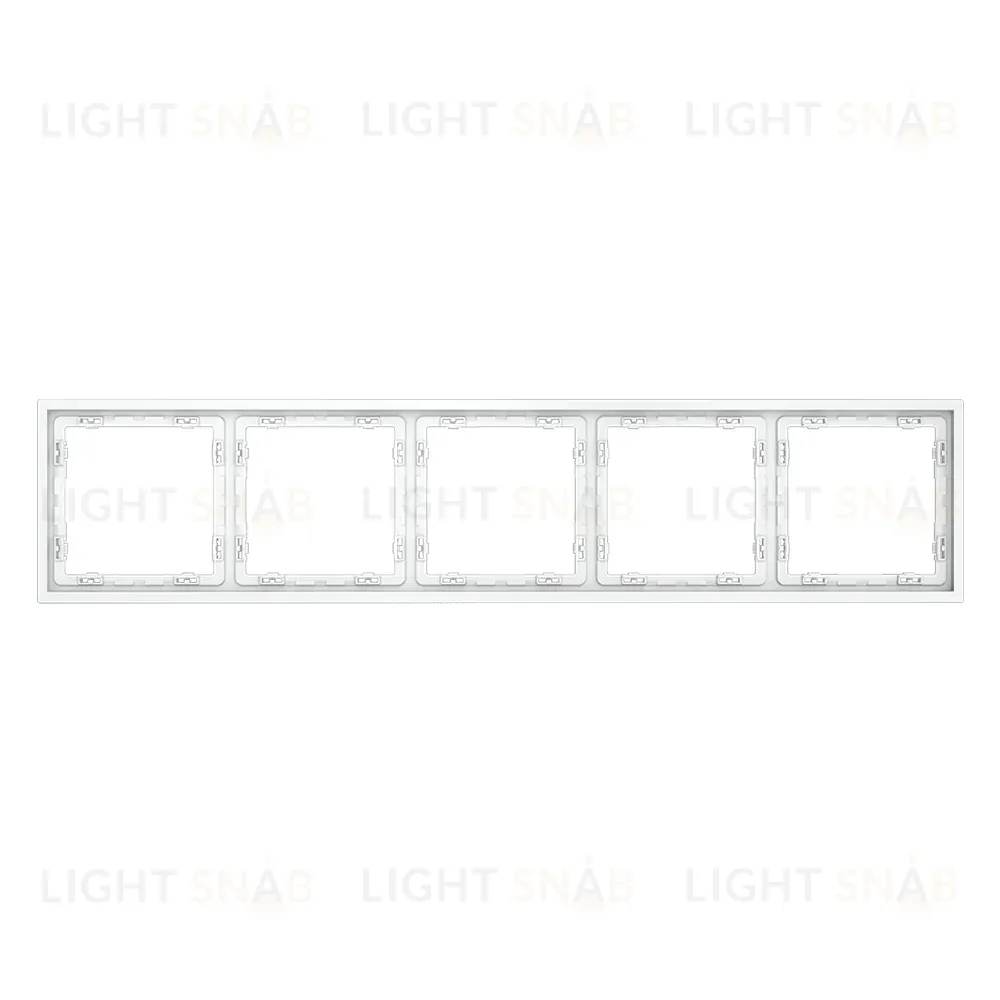 Рамка на 5 постов Voltum S70 VLS100502 (белый матовый) VLS100502