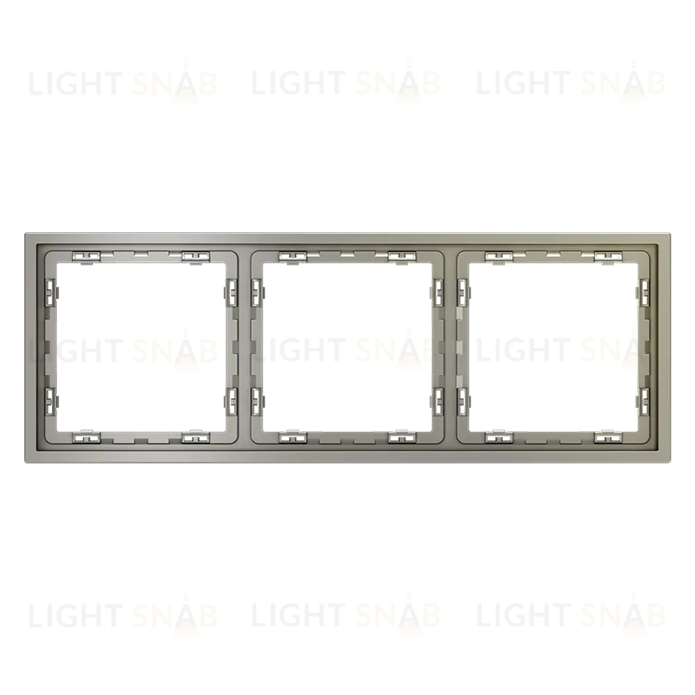 Рамка на 3 поста Voltum S70 VLS100304 (шелк) VLS100304