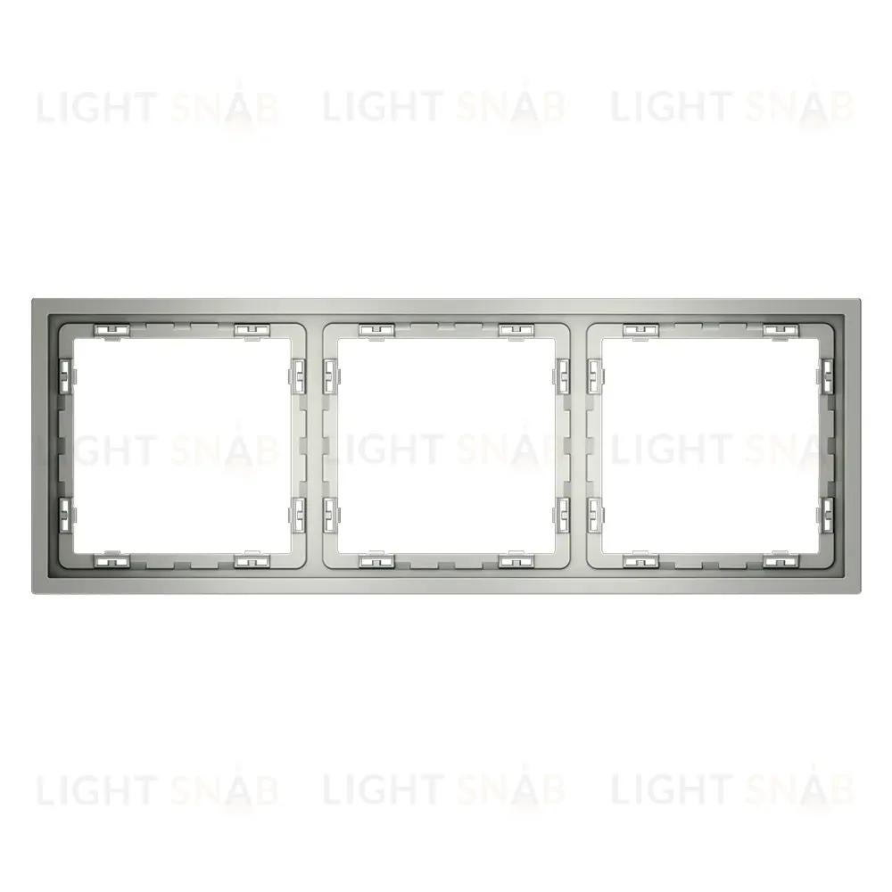 Рамка на 3 поста Voltum S70 VLS100305 (сталь) VLS100305