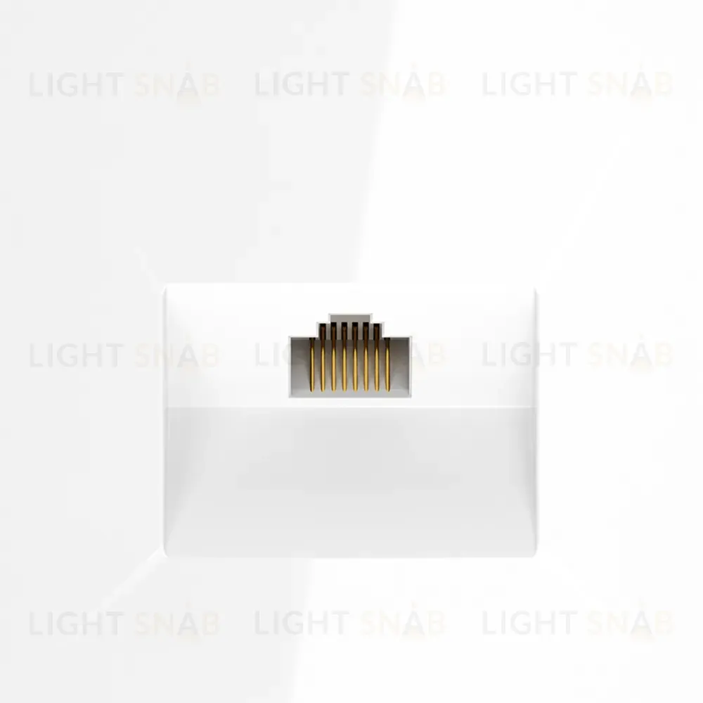 Розетка компьютерная Voltum S70 VLS060101 (белый глянцевый) VLS060101