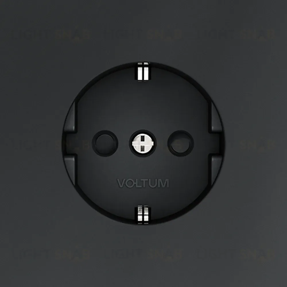 Розетка со шторками Voltum S70 VLS040207 (графит) VLS040207