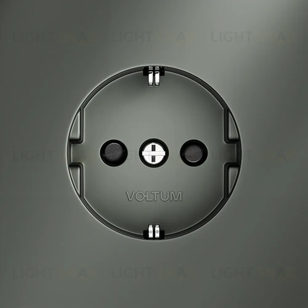 Розетка со шторками Voltum S70 VLS040206 (титан) VLS040206