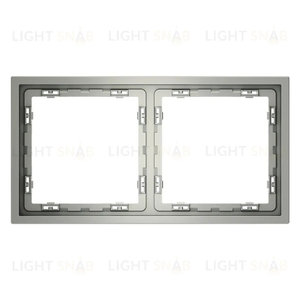 Рамка на 2 поста Voltum S70 VLS100205 (сталь) VLS100205