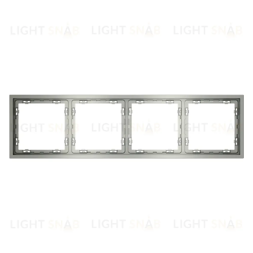 Рамка на 4 поста Voltum S70 VLS100405 (сталь) VLS100405