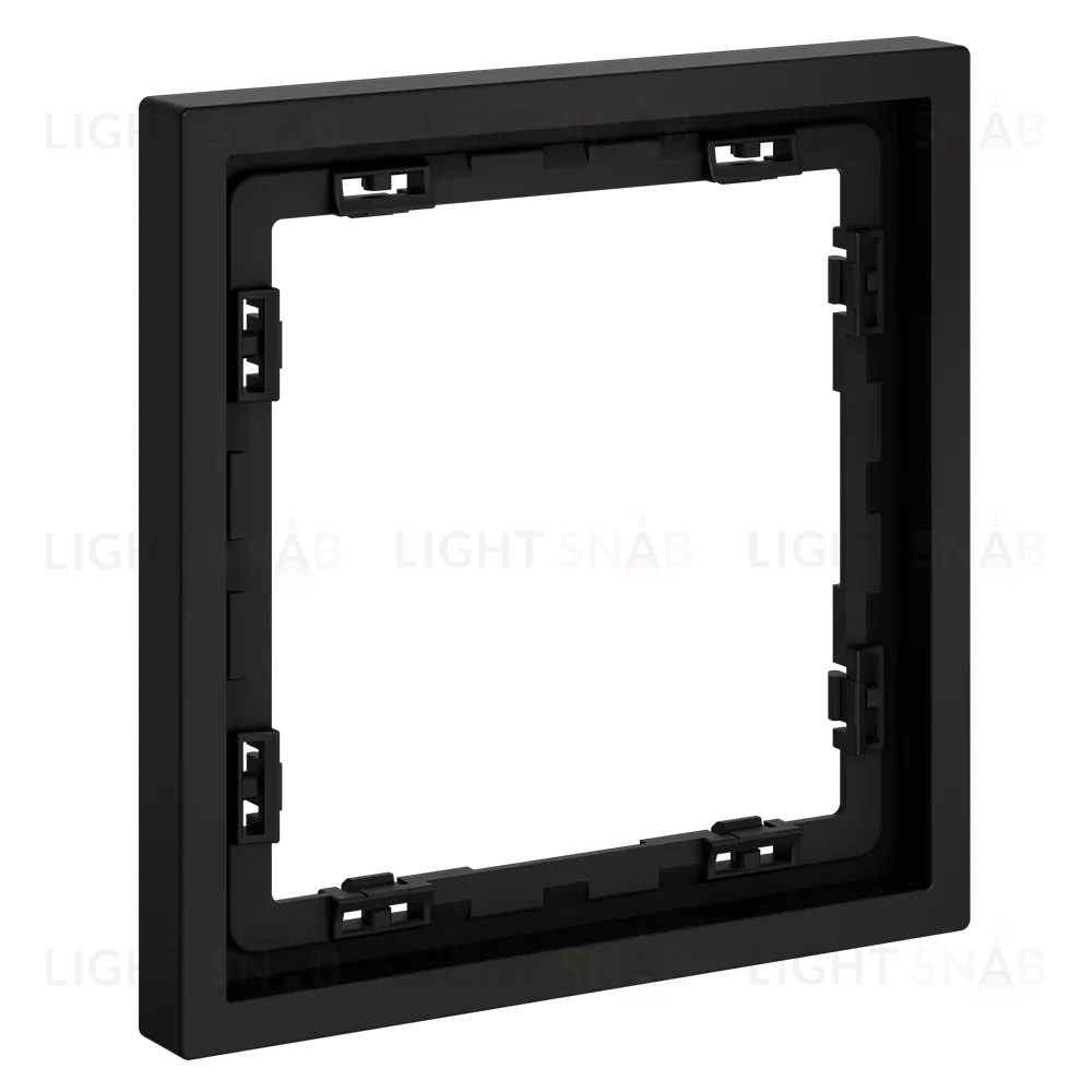 Рамка на 1 пост Voltum S70 VLS100108 (черный матовый) VLS100108