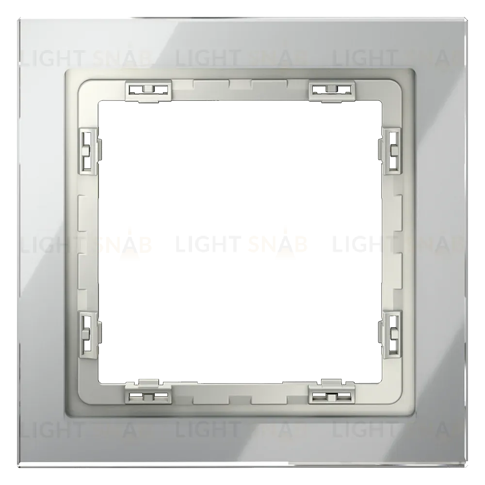 Рамка на 1 пост Voltum S70 VLS110105 (сталь, стекло) VLS110105