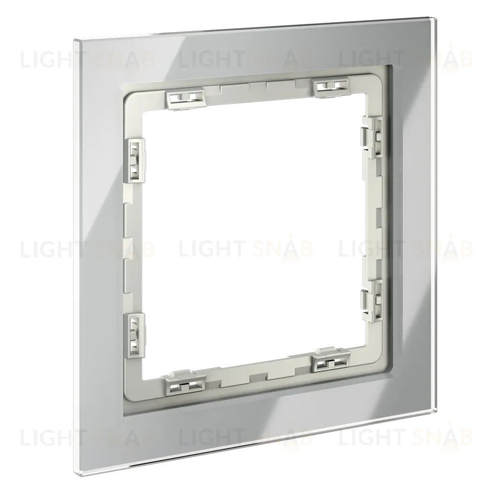 Рамка на 1 пост Voltum S70 VLS110105 (сталь, стекло) VLS110105