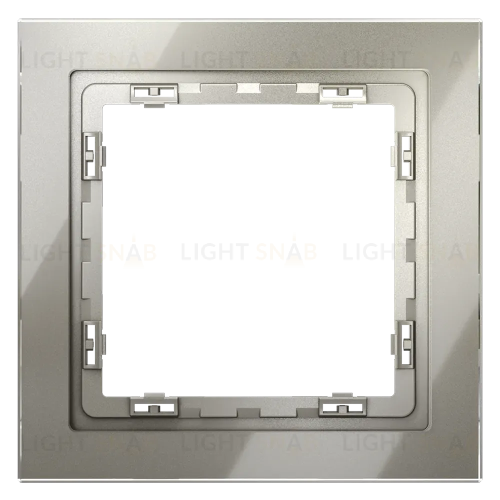 Рамка на 1 пост Voltum S70 VLS110104 (шелк, стекло) VLS110104