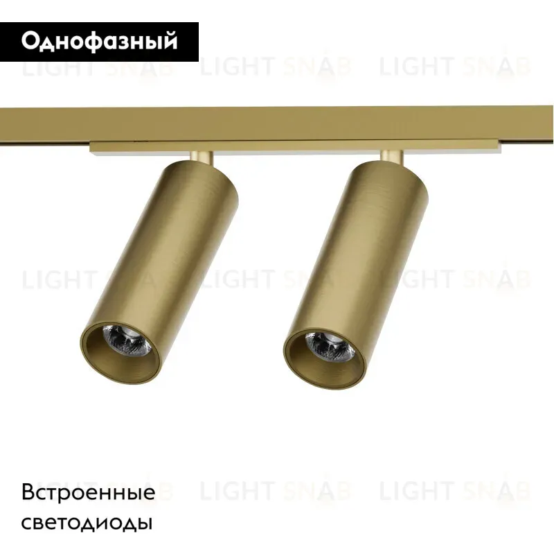 Трековый однофазный светильник Denkirs Shine spot DK5742-SB DK5742-SB