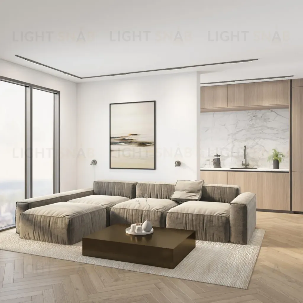 Трековый однофазный светильник Denkirs Shine linear DK5752-DN DK5752-DN