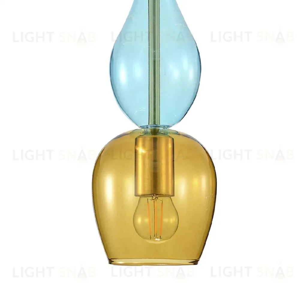 Подвесной светильник Indigo Millefiori 11065/1P Amber V000547 V000547