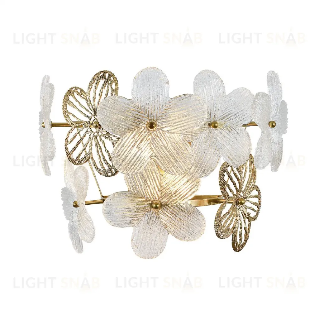 Настенный светильник Indigo Fiori 12049/2W Brass V000554 V000554