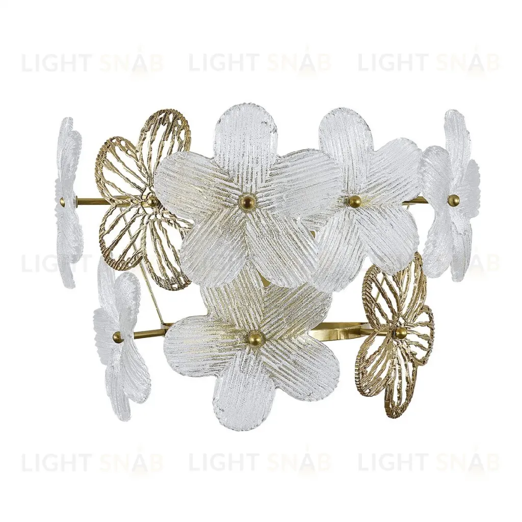 Настенный светильник Indigo Fiori 12049/2W Brass V000554 V000554